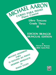 MICHAEL AARON CURSO PARA PIANO TERCERO EDICION BILINGUE