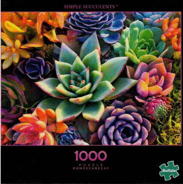 ROMPECABEZA SIMPLE SUCCULENTS  1000 PIEZAS