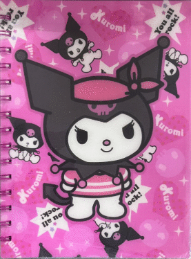 CUADERNO KUROMI DEDO EN LA BOCA