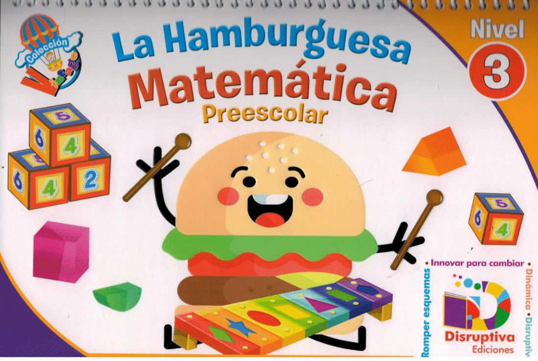 HAMBURGUESA MATEMATICA LA NIVEL 3 PREESCOLAR