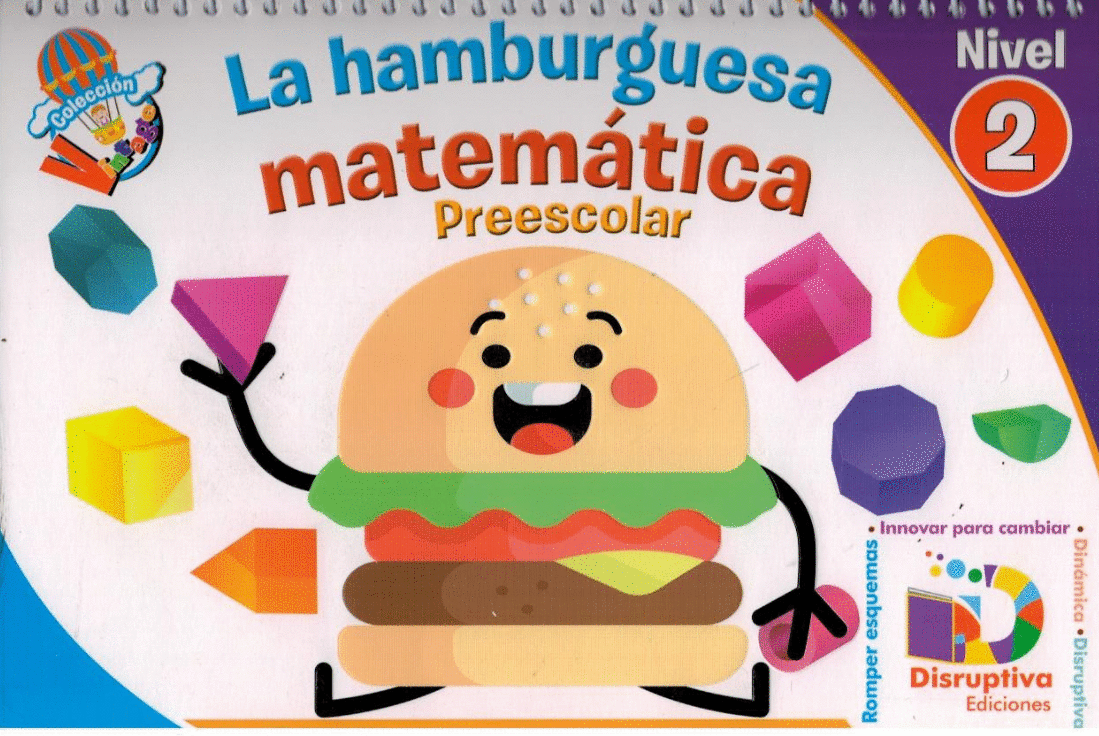 LA HAMBURGUESA MATEMATICA NIVEL 2 PREESCOLAR