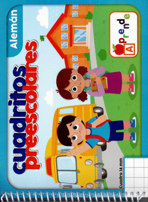 LIBRETA ITALIANA CUADRITOS PREESCOLARES CUADRO 14 MM ALEMAN