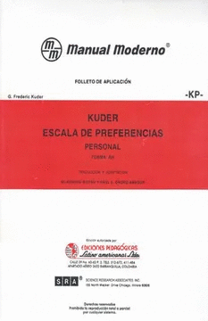 ESCALA DE PREFERENCIAS PERSONAL PRUEBA COMPLETA