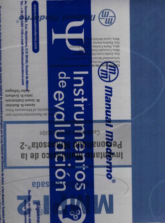 MMPI 2 INVENTARIO MULTIFASICO DE LA PERSONALIDAD MINNESOTA CUADERNILLO DE APLICACION 10