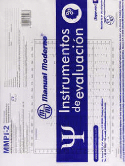 MMPI 2 INVENTARIO MULTIFASICO DE LA PERSONALIDAD MINNESOTA PERFIL PARA LAS ESCALAS CLINICAS REESTRUCTURADAS 25