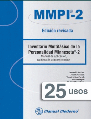 MMPI 2 INVENTARIO MULTIFASICO DE LA PERSONALIDAD MINNESOTA TARJETA
