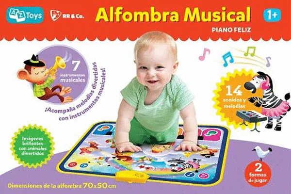 ALFOMBRA MUSICAL PIANO FELIZ