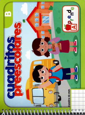 LIBRETA ITALIANA CUADRITOS PREESCOLARES CUADRO 10 MM