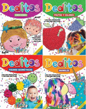 COLECCION DEDITOS MANUALIDADES Y PINTURA 4 TITULOS C/U