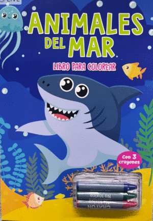 ANIMALES DEL MAR LIBRO PARA COLOREAR