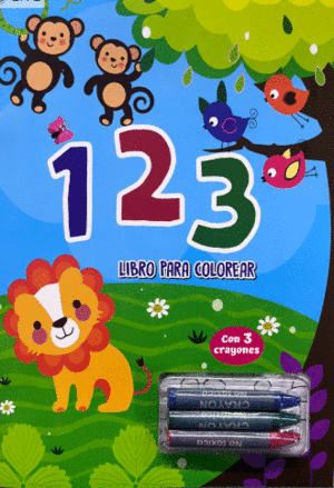 1 2 3 LIBRO PARA COLOREAR