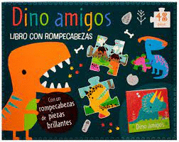 DINO AMIGOS LIBRO CON ROMPECABEZAS