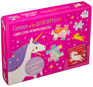 CONOCE A LOS UNICORNIOS LIBRO CON ROMPECABEZAS