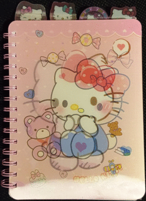 CUADERNO HELLO KITTY ABRAZANDO OSITA