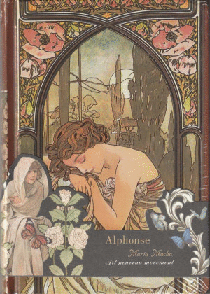 LIBRETA ALPHONSE MARIA MUCHA THE FLOWER