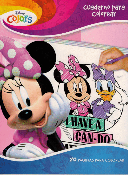 CUADERNO PARA COLOREAR MINNIE