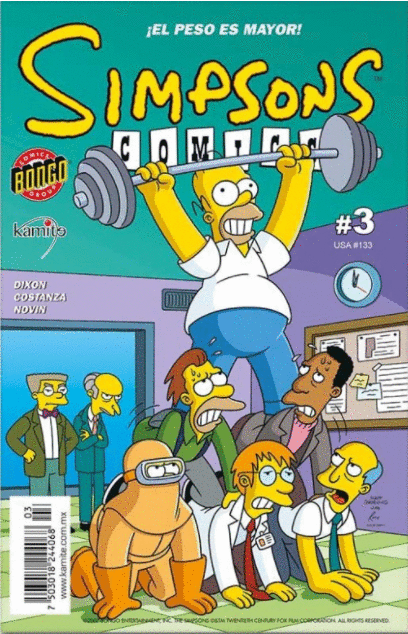 SIMPSONS COMICS 3 EL PESO ES MAYOR