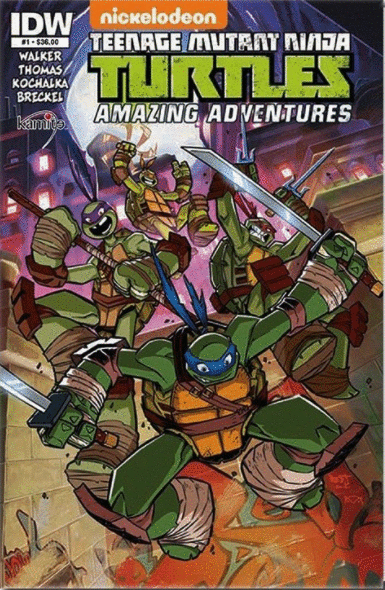 TEENAGE MUTANT NINJA TURTLES AMAZING ADVENTURES 1 COMIC