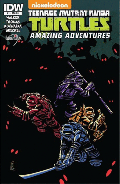 TEENAGE MUTANT NINJA TURTLES AMAZING ADVENTURES 1 B COMIC