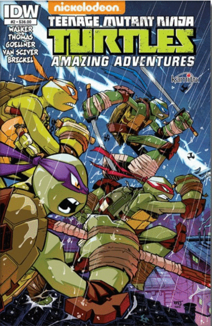 TEENAGE MUTANT NINJA TURTLES AMAZING ADVENTURES 2 A COMIC