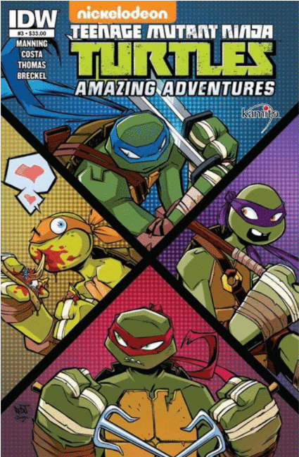 TEENAGE MUTANT NINJA TURTLES AMAZING ADVENTURES 3 A COMIC