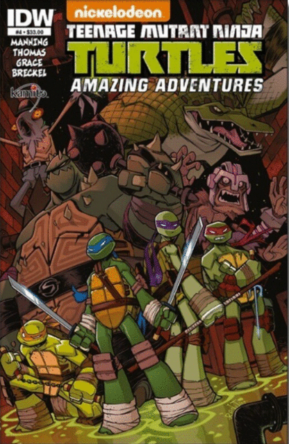 TEENAGE MUTANT NINJA TURTLES AMAZING ADVENTURES 4 A COMIC