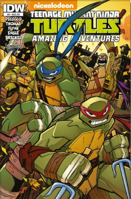 TEENAGE MUTANT NINJA TURTLES AMAZING ADVENTURES 5 COMIC