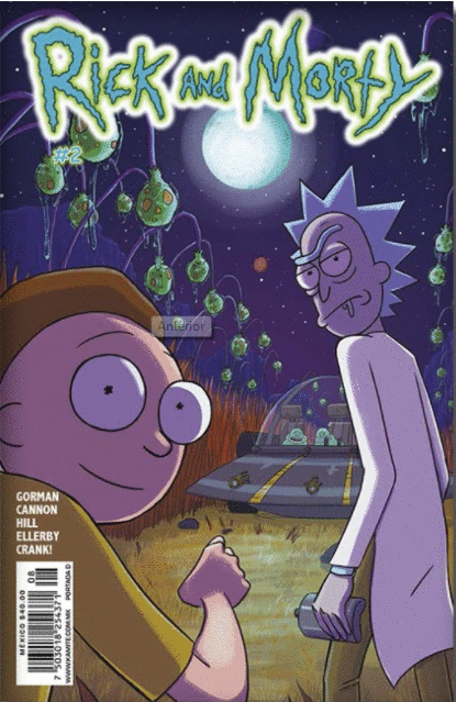 RICK AND MORTY 2D   COMIC