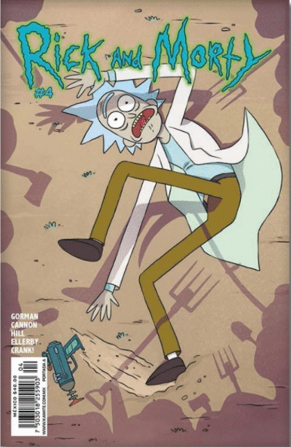 RICK AND MORTY 4 A  COMIC