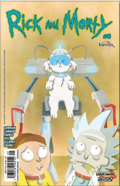 RICK AND MORTY 5 B  COMIC