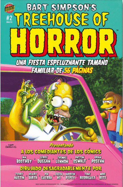 BART SIMPSONS TREEHOUSE OF HORROR 2 COMIC