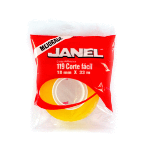 CINTA ADHESIVA TRANSP 18MMX33M