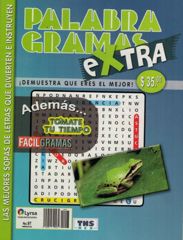 SOPA DE LETRAS PALABRA GRAMAS EXTRA 97