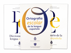 DICCIONARIO DE LA LENGUA ESPAOLA 2 TOMOS + ORTOGRAFA ESCOLAR DE LA LENGUA ESPAOLA