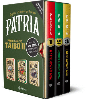 PAQUETE PATRIA 3 VOLUMENES TAPA DURA