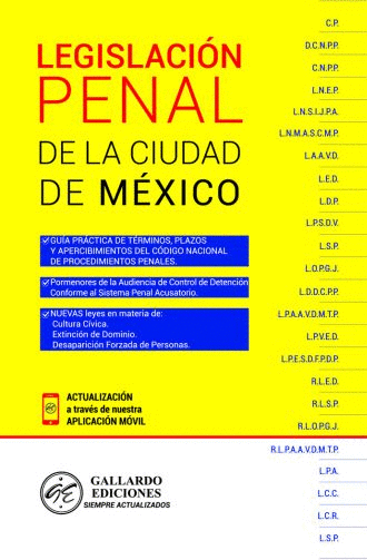 LEGISLACION PENAL DE LA CIUDAD DE MEXICO