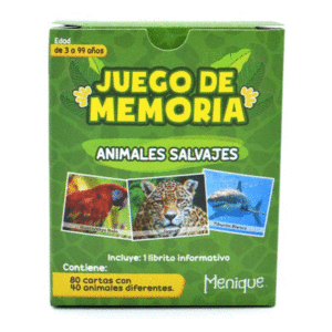 JUEGO DE MEMORIA ANIMALES SALVAJES