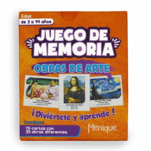JUEGO DE MEMORIA OBRAS DE ARTE
