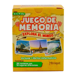 JUEGO DE MEMORIA EXPLORA EL MUNDO