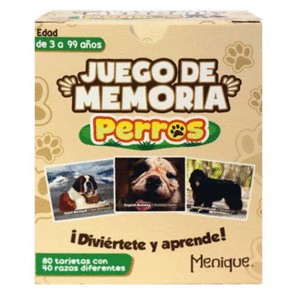 JUEGO DE MEMORIA PERROS