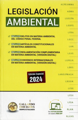 LEGISLACION AMBIENTAL 2024