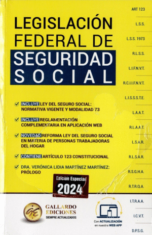 LEGISLACION FEDERAL DE SEGURIDAD SOCIAL 2024