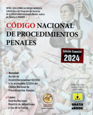 CODIGO NACIONAL DE PROCEDIMIENTOS PENALES 2024 + EBOOK (BOLSILLO)