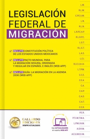 LEGISLACION FEDERAL DE MIGRACION 2024