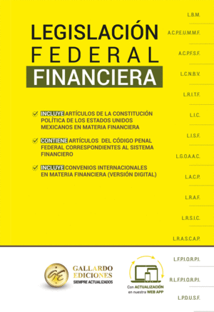 LEGISLACION FEDERAL FINANCIERA 2024