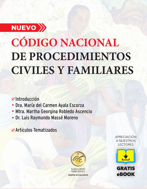 CODIGO NACIONAL DE PROCEDIMIENTOS CIVILES Y FAMILIARES 2025 BOLSILLO