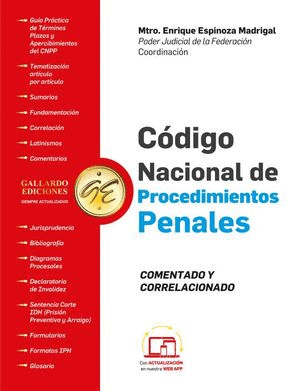 CODIGO NACIONAL DE PROCEDIMIENTOS PENALES COMENTADO CORRELACIONADO 2024