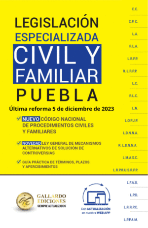 LEGISLACION CIVIL Y FAMILIAR DE PUEBLA 2024