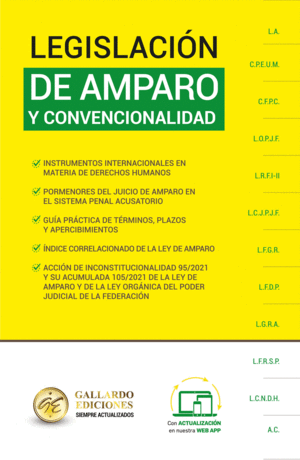 LEGISLACION DE AMPARO Y CONVENCIONALIDAD ESPECIALIZADA 2024
