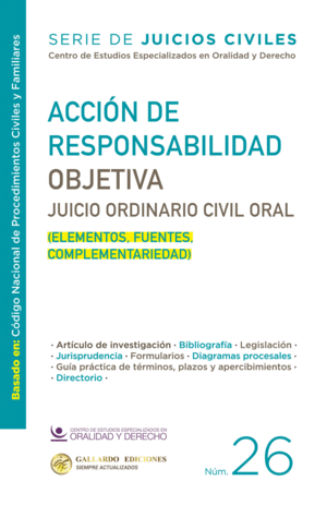 ACCION DE RESPONSABILIDAD OBJETIVA JUICIO ORDINARIO CIVIL ORAL